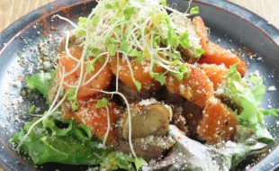 ごぼうと人参のアーリオオーリオ