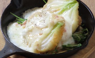 新玉ねぎのフレンチフライ～タレッジオチーズをかけて～